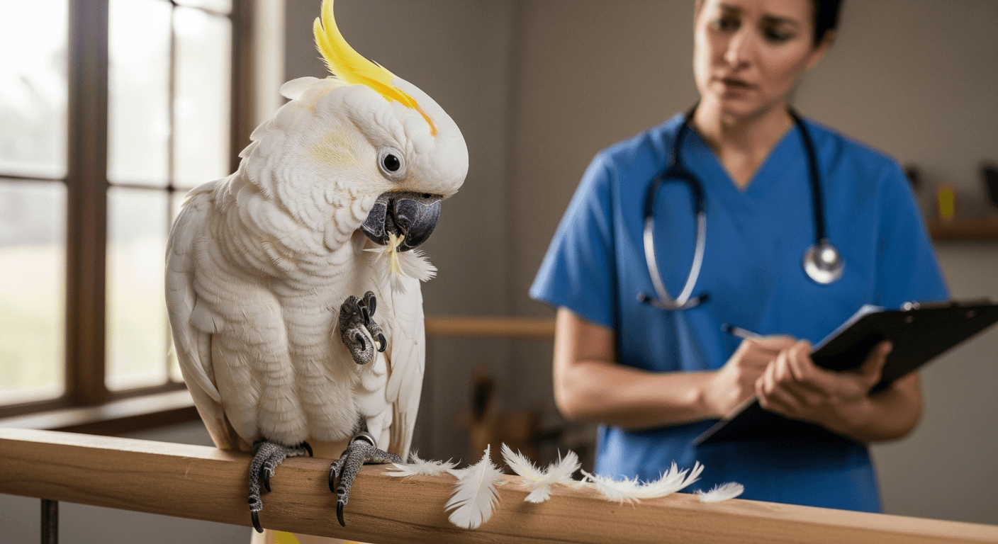 Feather Plucking in Birds: Medical and Behavioral Causes