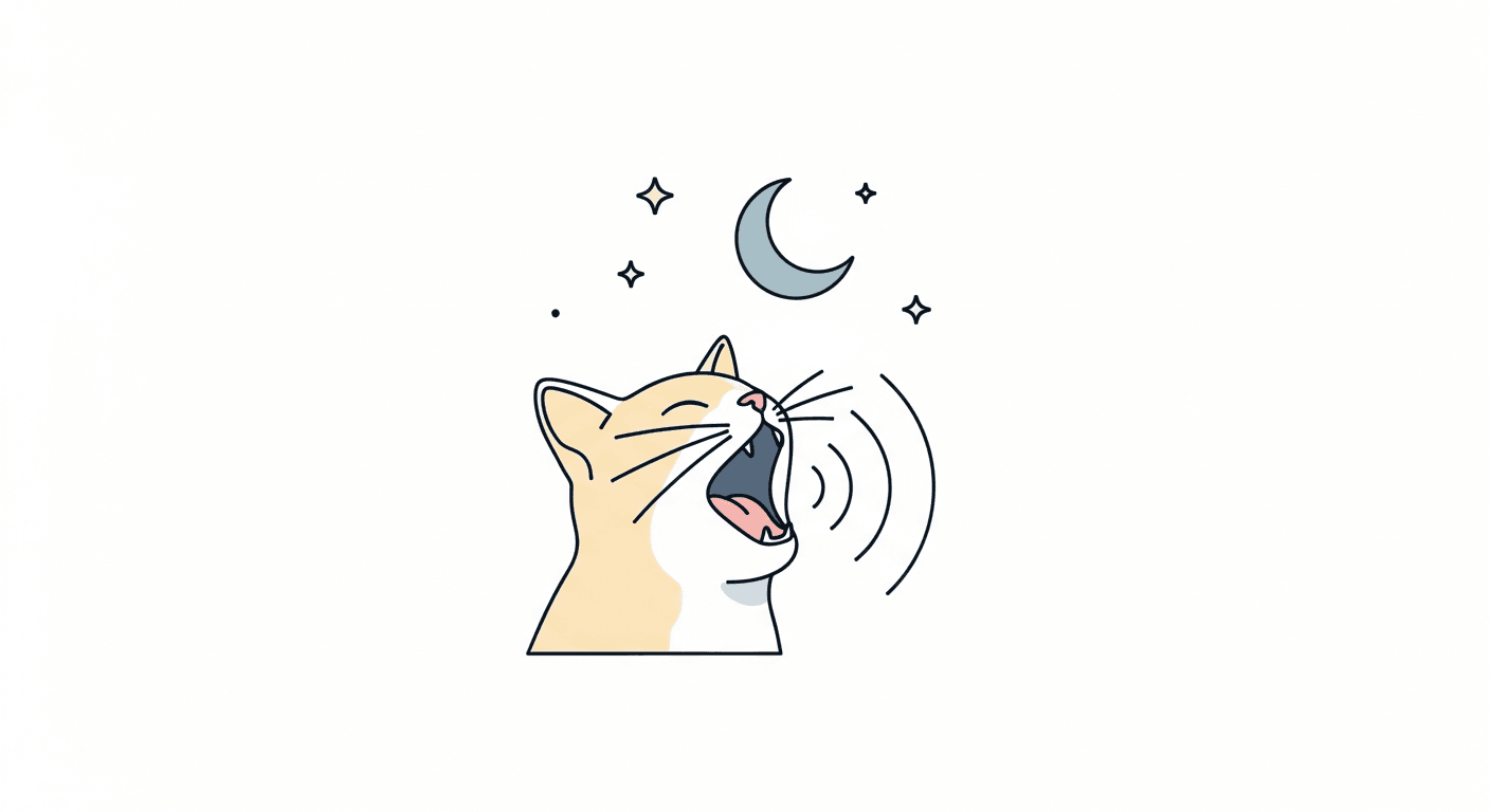 Cat Meowing or Yowling at Night: Causes and Solutions