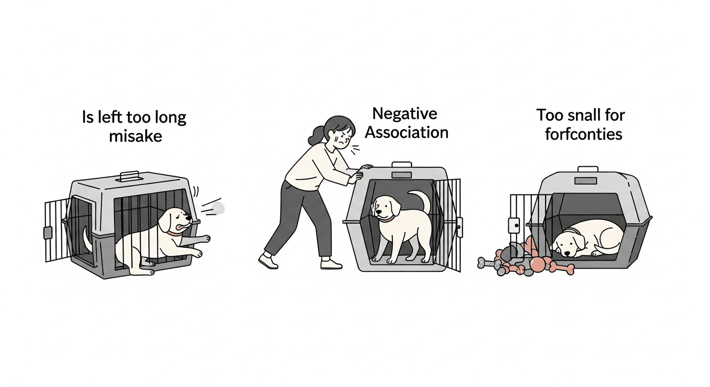 Dog Crate Training Mistakes to Avoid