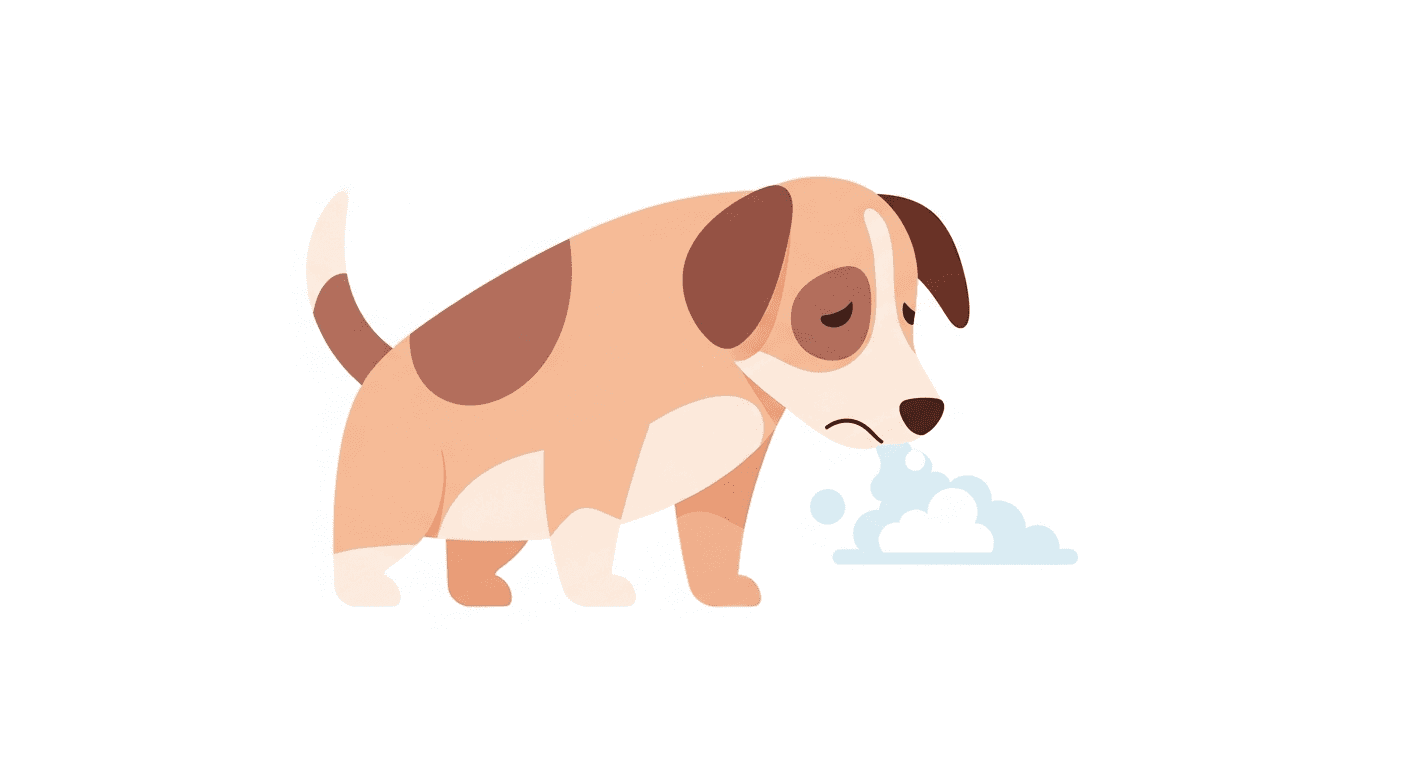 Dog Vomiting White Foam: What It Signals