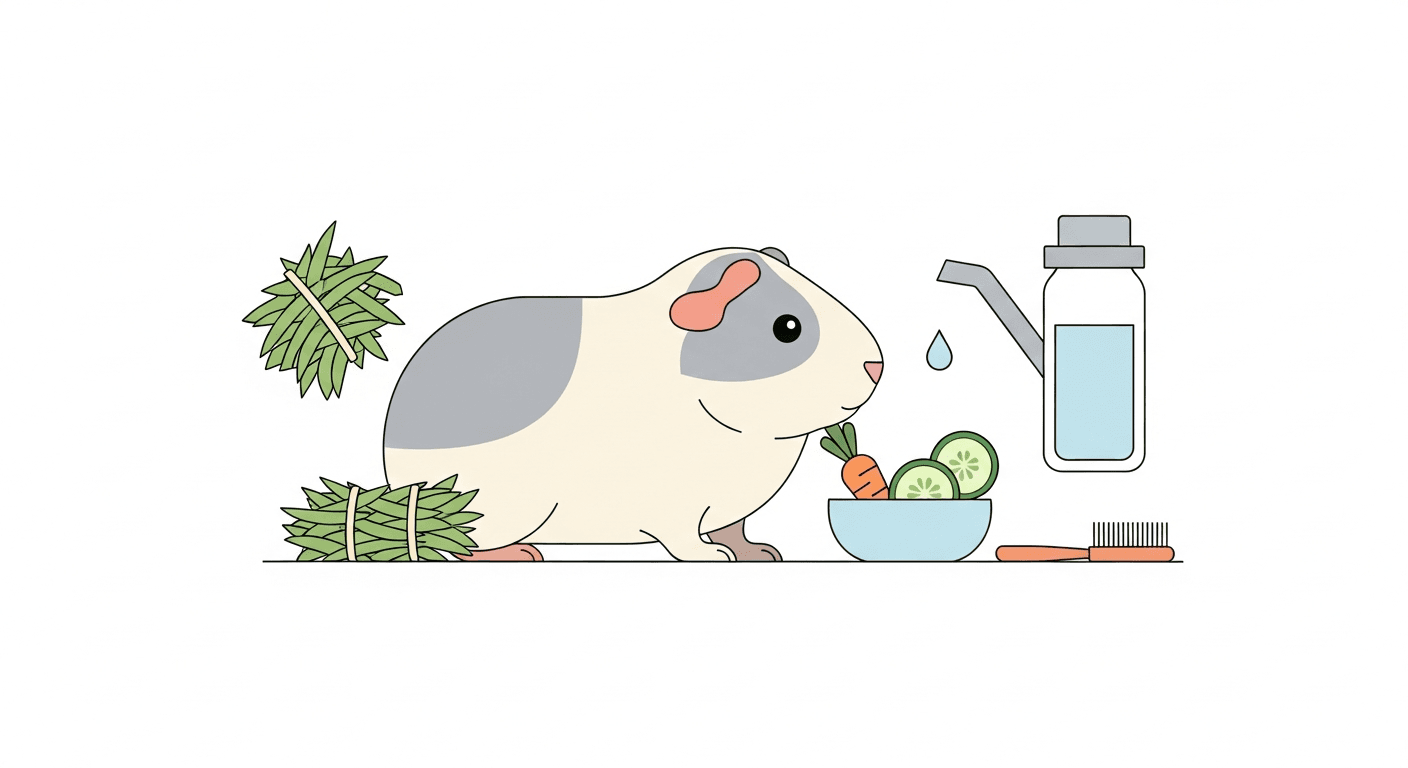 Daily Guinea Pig Care Routine: Essential Health Monitoring