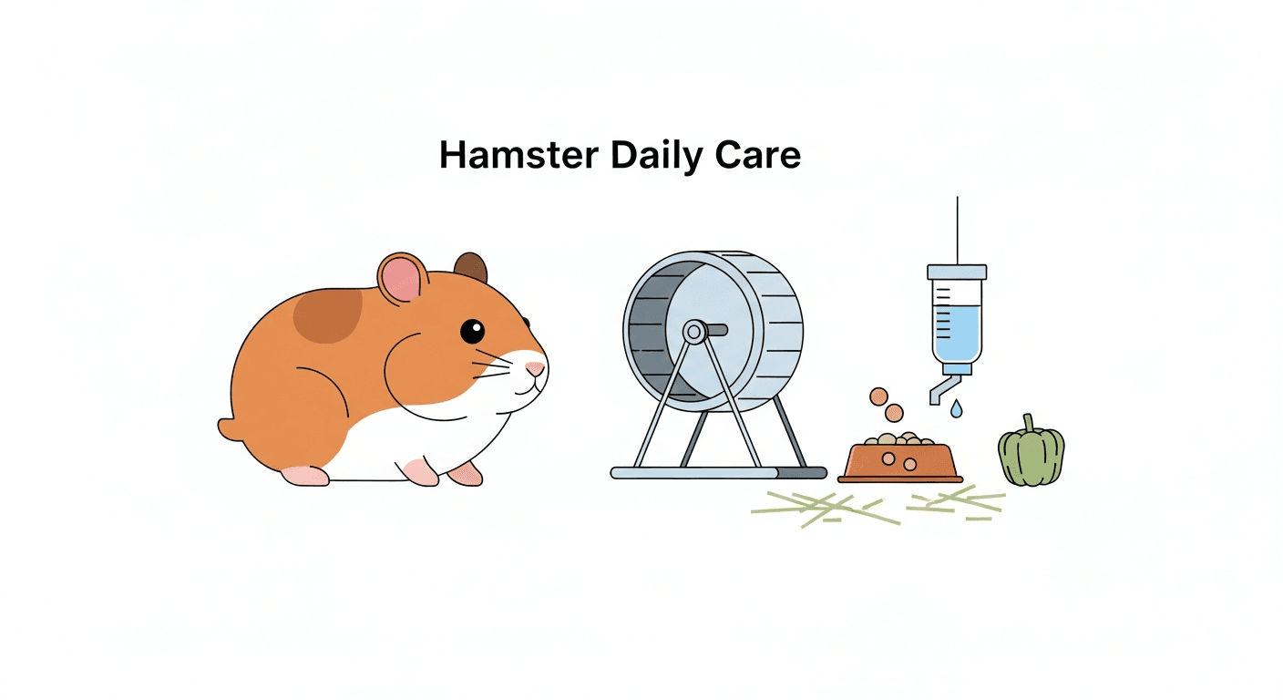 Daily Hamster Care Routine: Health Monitoring Checklist