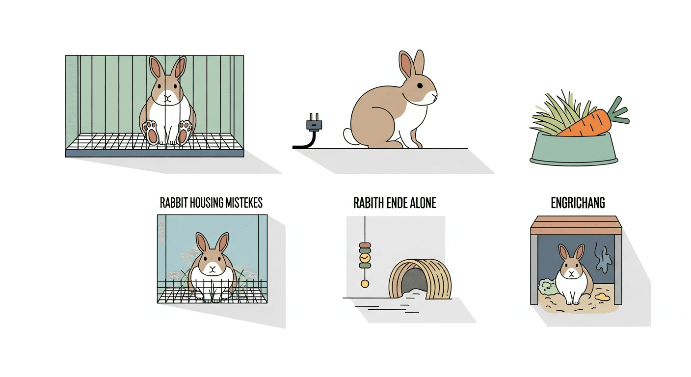 Common Rabbit Housing Mistakes That Harm Health