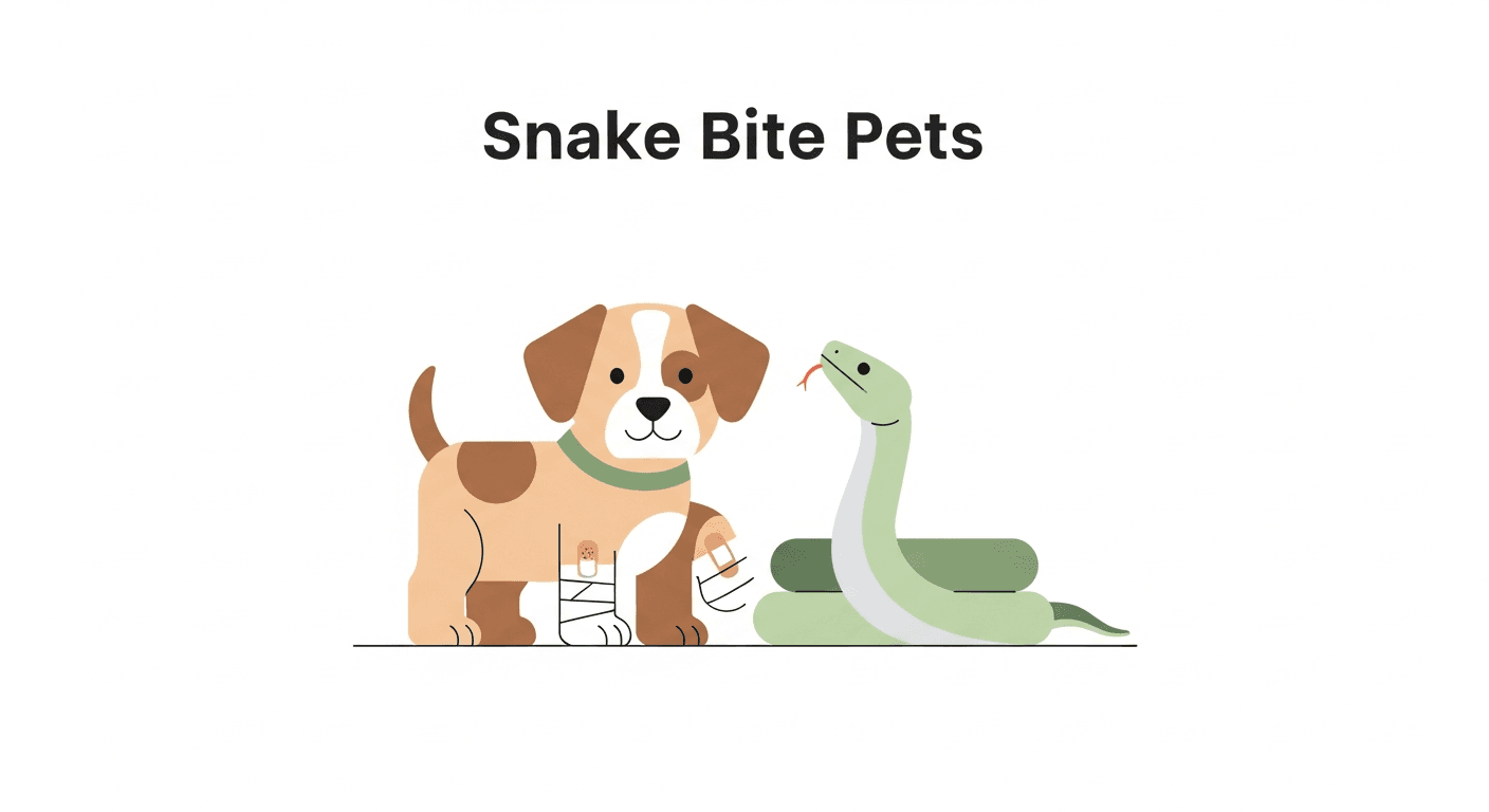 Snake Bite in Dogs and Cats: Emergency Steps and What to Expect