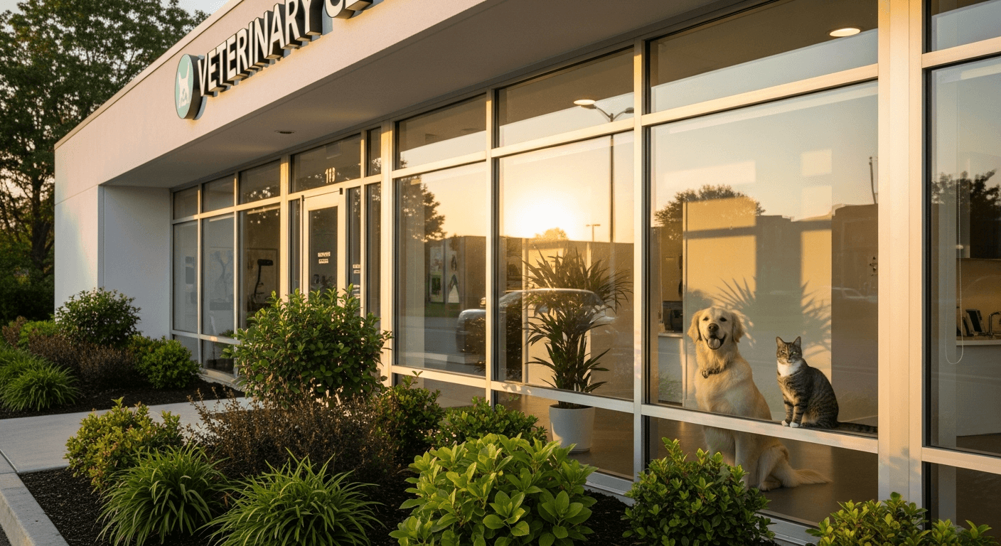 Veterinary clinic exterior
